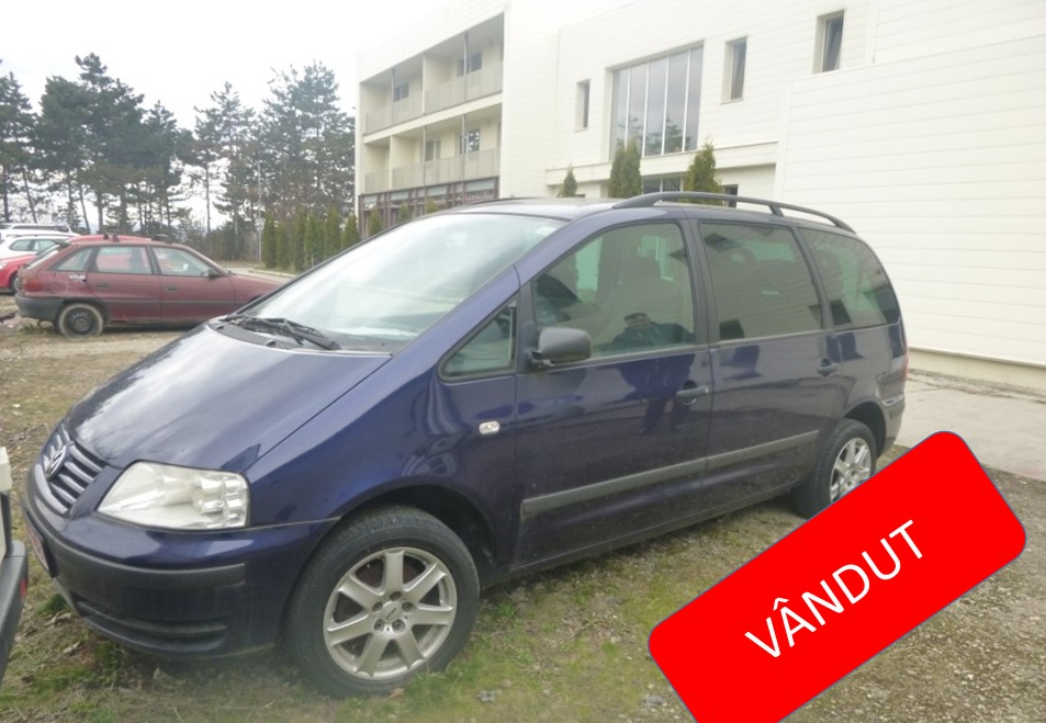 Autoturism marca Volkswagen Sharan - an 2001- a treia licitatie